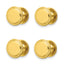 Kelly Waters Gold-plated Polished Beaded Four Piece Tuxedo Studs Set