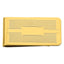 Gold-plated Kelly Waters Honey Comb and Square Engraveable Money Clip