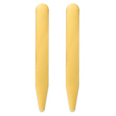 Kelly Waters Brass Pair of Two 3 inch Engravable Collar Stays