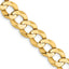 14K 9.4mm Lightweight Flat Cuban with Lobster Clasp Chain