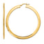 14K Polished Hoop Earrings