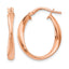 Plating Hoop Earrings in 14K Yellow Gold, 21x25mm - Sophia Jewelers