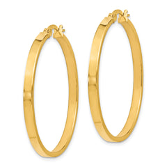 14K Polished Earrings