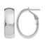 Hoop Earrings in 14K Yellow Gold, 7.6x24mm - Sophia Jewelers