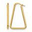 Geometric Hoop Earrings in 14K Yellow Gold, 32.5mm - Sophia Jewelers