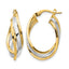 Oval Hoop Earrings in 14K Yellow Gold, 17x25mm - Sophia Jewelers