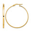 14K 2mm Polished Hoop Earrings
