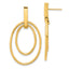 14k Polished Post Dangle Earrings