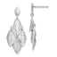 Dangle Chandelier Earrings in 14K White Gold, Diamond-Cut - Sophia Jewelers