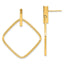 Square Dangle Earrings in 14K Yellow Gold - Sophia Jewelers