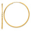 Endless Hoop Earrings in 14K Yellow Gold, 1.5x40mm Diamond-Cut - Sophia Jewelers