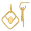 Stud Dangle Earrings in 14K Yellow Gold, 29.86mm - Sophia Jewelers