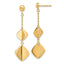 14K Polished Fancy Dangle Post Earrings