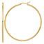 14k Polished 2x65mm Polished Hoop Earrings
