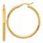 Hoop Earrings in 14K Yellow Gold, 3x45mm - Sophia Jewelers