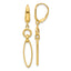 Dangle Earrings in 14K Yellow Gold, Textured & Diamond-Cut - Sophia Jewelers