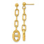 Anchor Link Dangle Earrings in 14K Yellow Gold, 40.75mm - Sophia Jewelers