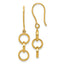 Circles Dangle Earrings in 14K Yellow Gold, 7.6mm - Sophia Jewelers