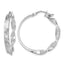 14K Yellow Gold Polished Hoop Earrings