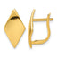 14K Yellow Gold Polished Button Earrings