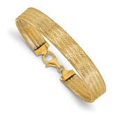 14K Polished Mesh Bracelet