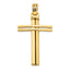 Cross Pendant in 14K Yellow Gold, 50mm - Sophia Jewelers
