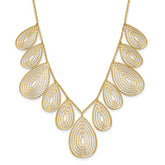 14k Polished D/C w/ 2in ext. Necklace