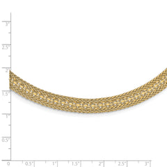 14k Polished Fancy Necklace