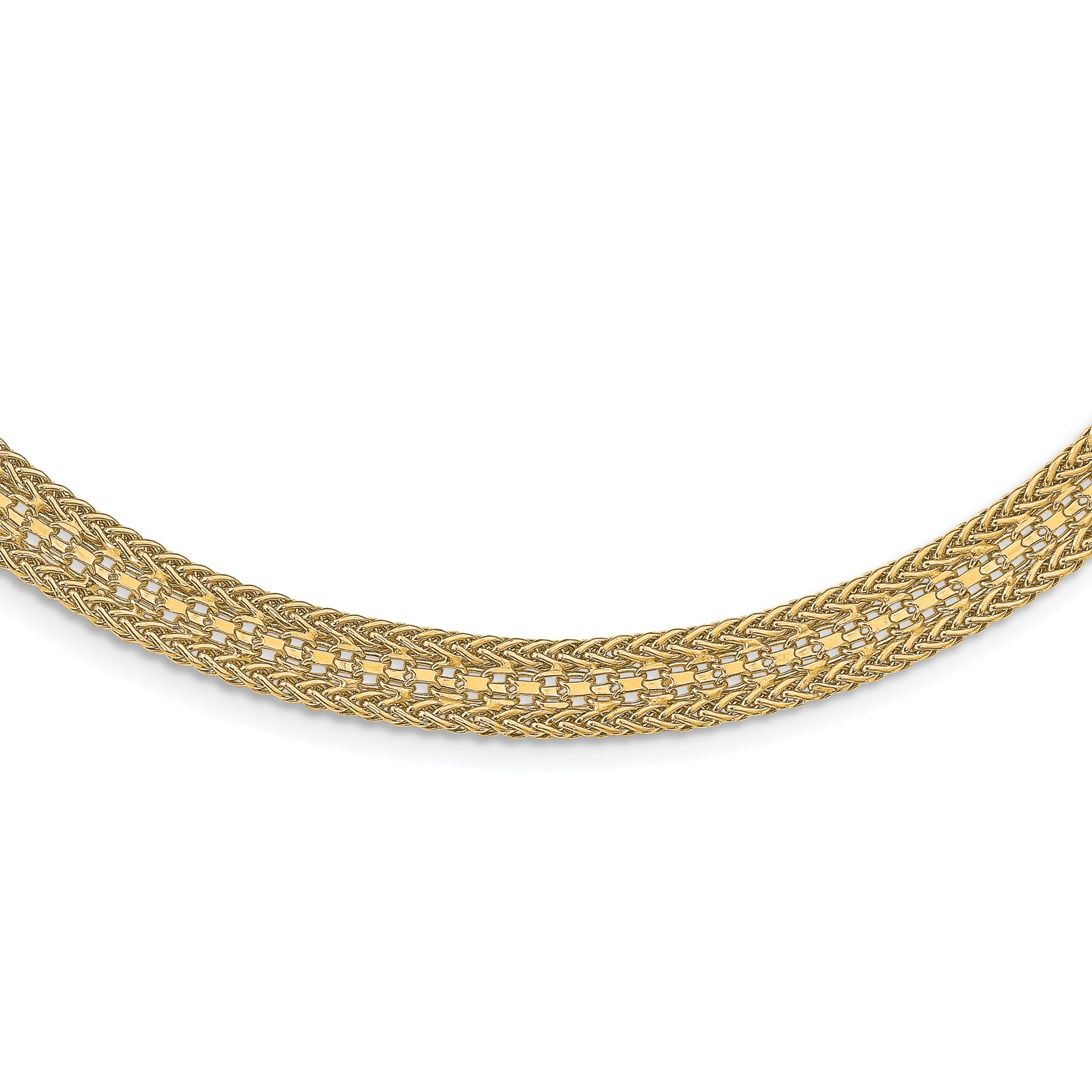 14k Polished Fancy Necklace