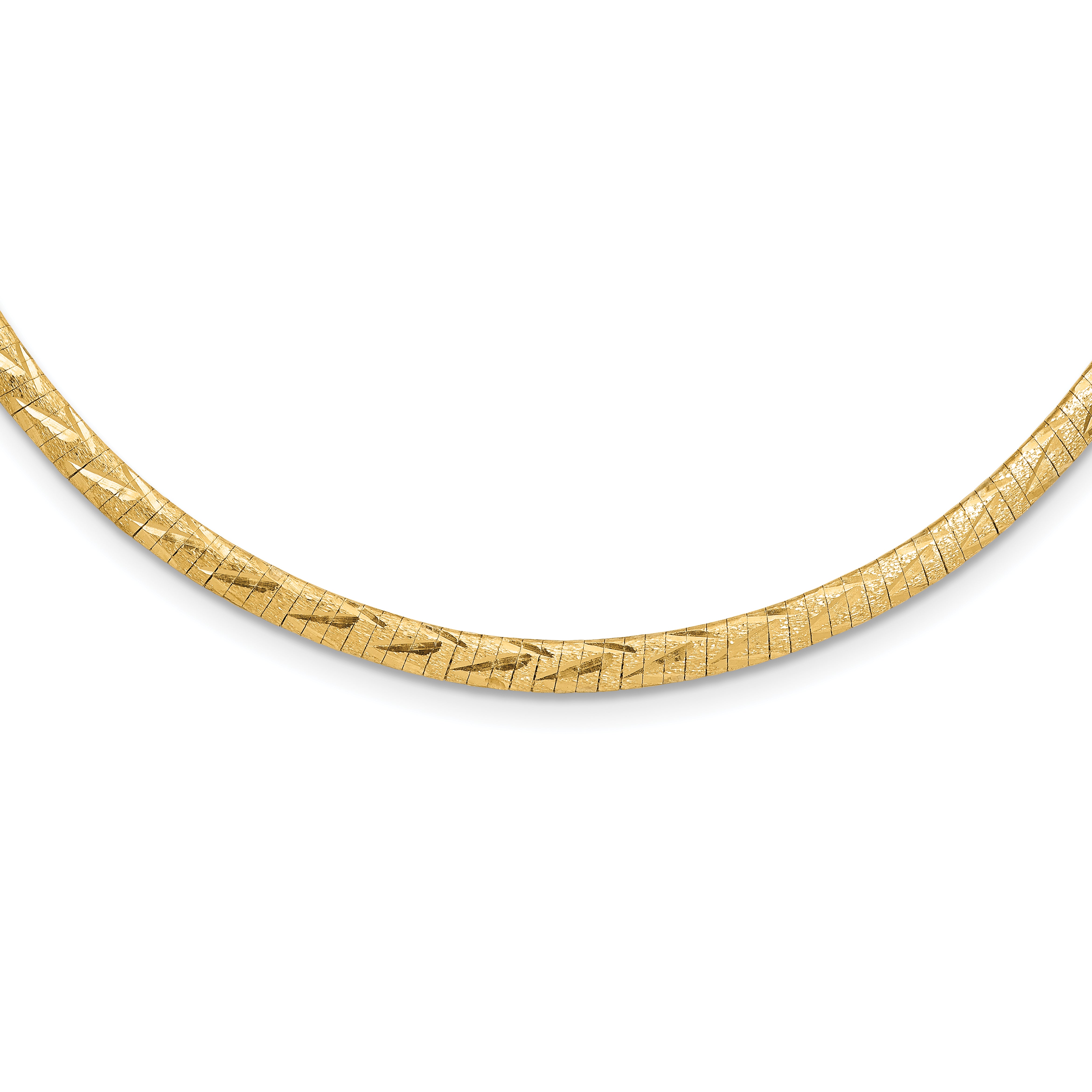 14k Two-tone Reversible Adjustable Omega