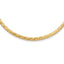 14k Two-tone Reversible Adjustable Omega