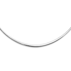 14k Two-tone 3.00-6.00mm Graduated Reversible Omega