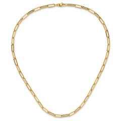 14K Polished Fancy Link Necklace