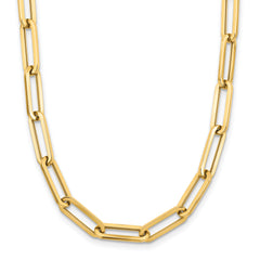14K Polished Fancy Link Necklace