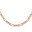 14K Rose Gold Polished Fancy Link Necklace