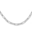 14K White Gold Polished Fancy Link Necklace