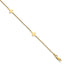 Cross Pendant Chain in 14K Yellow Gold, 1.2mm, 9 Inch - Sophia Jewelers