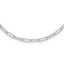 14K White Gold Polished Fancy Link Necklace