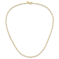 14K Polished Fancy Link Necklace