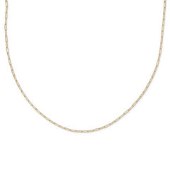 14K Polished Fancy Link Necklace