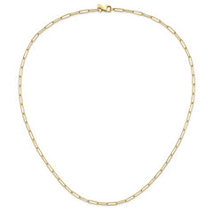 14K Polished Fancy Link Necklace