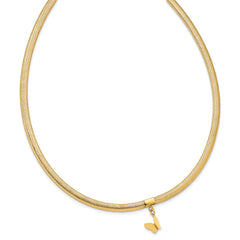 14k Butterfly Necklace