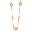 Filigree Diamond-Shape Necklace in 14K Yellow Gold, 18 Inch - Sophia Jewelers
