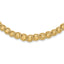 14K Polished Textured and Diamond-cut Beaded Necklace