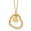 14K Polished Heart Necklace