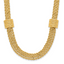 14K Polished and Diamond-cut Fancy Necklace