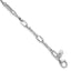 14K White Gold Polished Fancy Twisted Link Bracelet