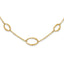 Diamond-Cut Oval Link Curb Chain Necklace in 14K Yellow Gold, 20 Inch - Sophia Jewelers