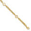 Mother of Pearl Link Bracelet in 14K Yellow Gold, 7.2 Inch - Sophia Jewelers