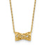 Fancy Link Necklace in 14K Yellow Gold, Moveable, 17 Inch - Sophia Jewelers